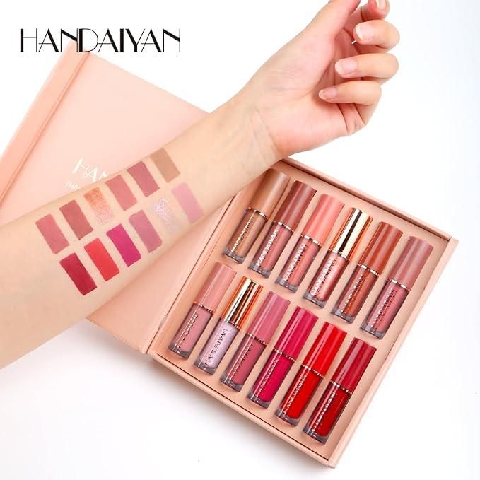Handaiyan Matte Liquid Lipstick (12 Pcs Set)
