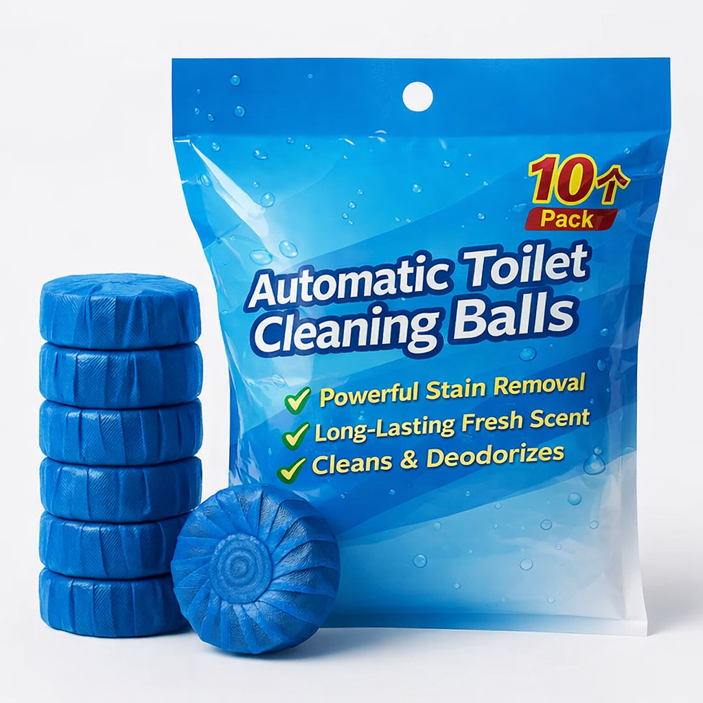 💧✨ Automatic Crystal Clean Toilet Tablets