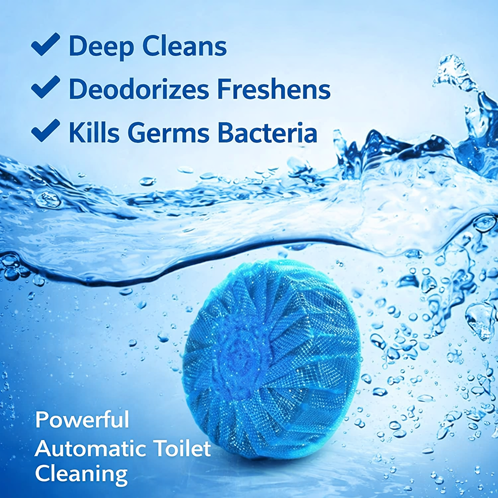 💧✨ Automatic Crystal Clean Toilet Tablets